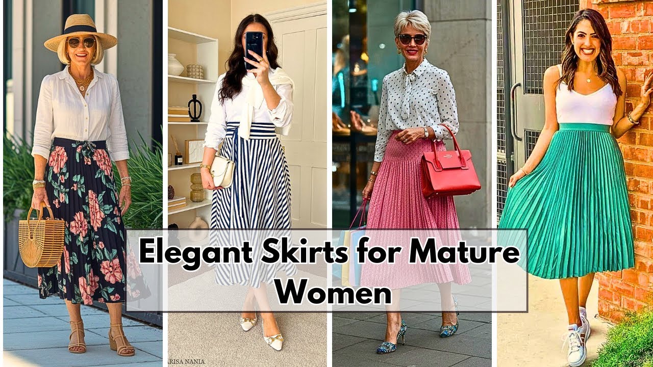 7 самых модных моделей юбок, которые нужны женщинам старше 50 лет этим летом 2025 года.