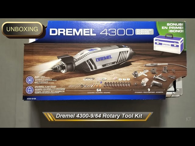 Dremel 4300 Rotary Tool Kit 4300-9/64 - UNBOXING ( a very good