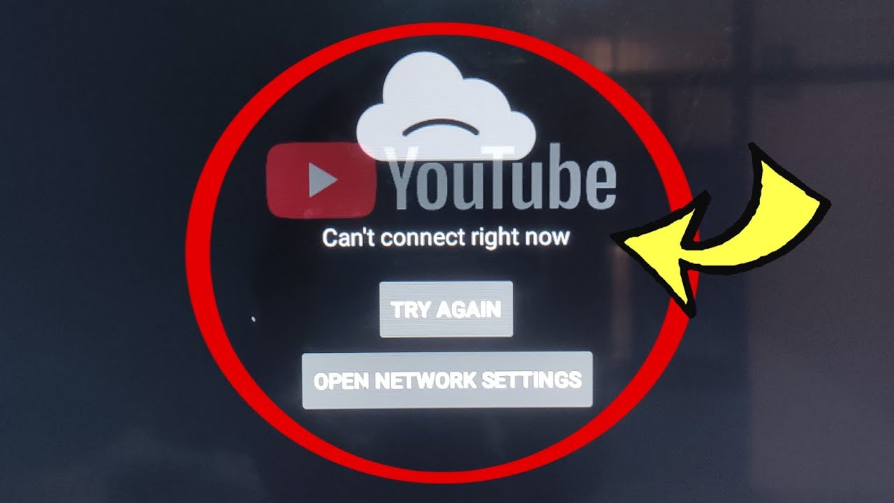 How to fix can't connect right now problem in all Android tv|youTube ...