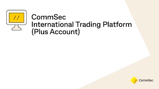 CommSec International Trading Platform (Shares Plus Account)