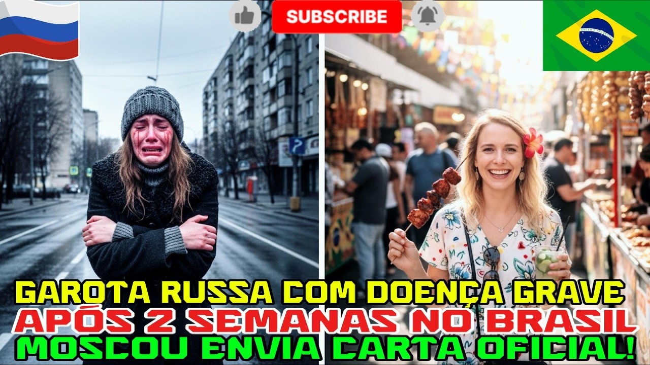 Garota russa doente passa 2 semanas no Brasil e Moscou envia carta oficial!