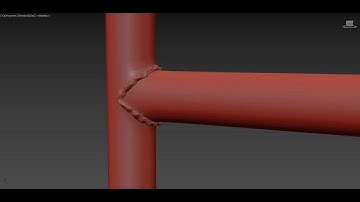 Pipe by Weld Modeling and ShapeMerge in 3dsMax