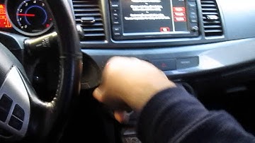 How To Install A Push To Start In A 2008 14 Lancer Final Test Demo Video