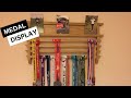 Running Medals Display Rack - Wood Project in Oak Running Medals Display Rack - Wood Project in Oak