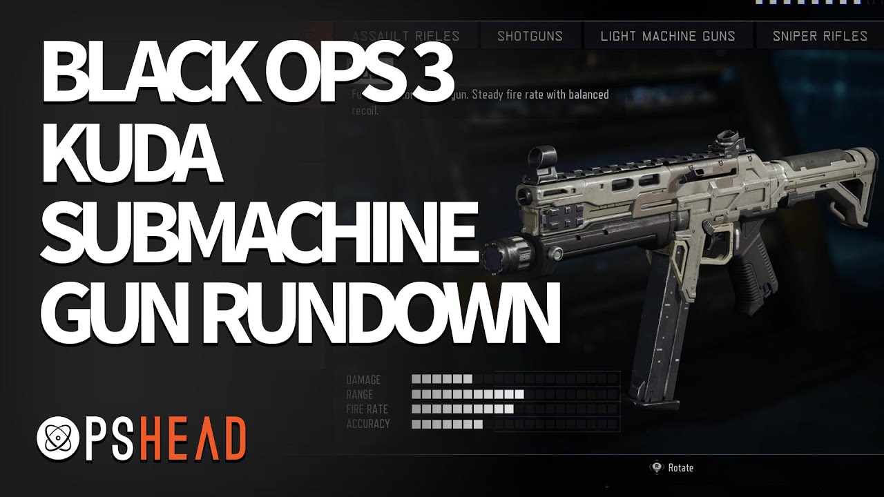 BLACK OPS 3 - KUDA Submachine Gun Rundown