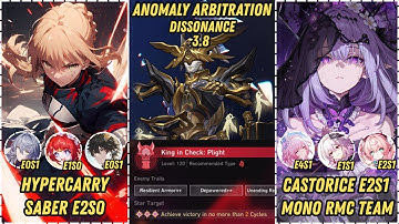 V2 | Hypercarry Saber E2S0 & Castorice E2S1 x Cyrene E4S1 Clears New Anomaly Arbitration 3.8