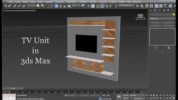 TV Unit in 3ds Max | TV Unit Modeling in 3ds Max | Create TV Unit Cabinet in 3ds Max | 3d Modeling