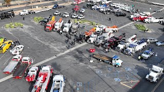 50+ heavy wreckers, rotators and tow truck convoy