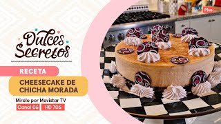 Receta: Cheesecake de chicha morada | Dulces Secretos