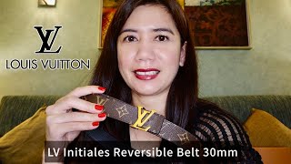 Louis Vuitton Initiales Reversible Belt 30mm Unboxing & Review I How to  wear and Style 