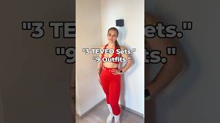 3 TEVEO Sets, 9 Outfits – Sportbekleidung Try-On Haul (ehrliches Review)💙🐆🌸❤️ @TEVEO