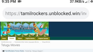 Tamilrockers website link https://tamilrockers.unblocked.win/index.php/forum/122-telugu-movies/