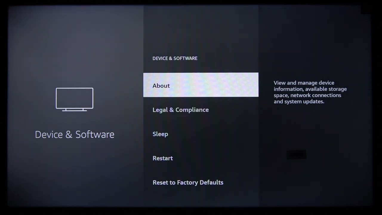 JVC Smart TV – How to Check Software Version
