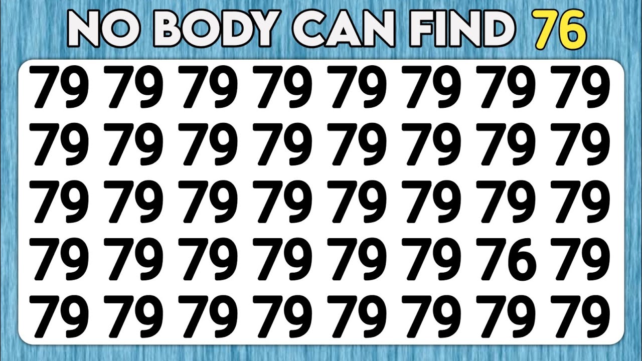 FIND THE ODD ONE OUT | NUMBER AND LETTER EDITION | ODDITY SPOTTING ...