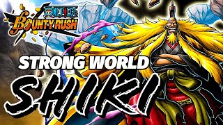 6⭐️ Boost 2 Buffed SHIKI(Dark EX Roger's Rival) Gameplay | One Piece Bounty Rush