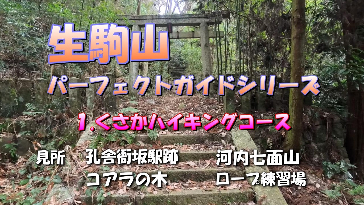 生駒パーフェクトガイドシリーズ ＃1くさかコース 洞窟巡りは必見