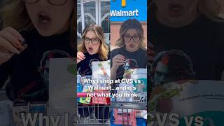 I bought the exact same cart at CVS and Walmart…#cvs #walmart #groceryshopping