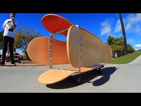 Видео: БОЧКА-БОРД Скейтборд?!! [ На Русском ] Brailleskateboarding