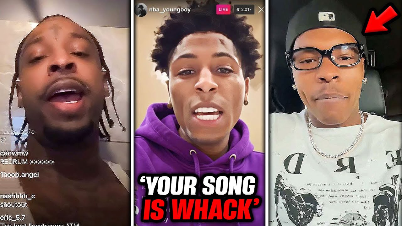 Реакция рэперов на NLE The Great — Hello Revenge [дисс youngboy] (официальный клип)