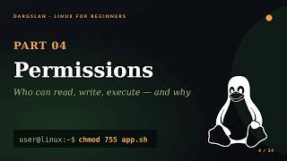 Linux for Beginners #4 — Permissions | rwx, chmod, chown — Finally Explained