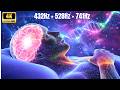 432Hz + 528Hz + 741Hz The Best DEEPEST Healing Sleep: Whole Body Regeneration, Relieve Stress