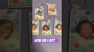 🕊️Memorial Keychains tutorial  #keychains #diytutorial #missyou