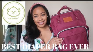 KEABABIES ORIGINAL DIAPER BACKPACK REVIEW | THE BEST DIAPER BAG ON THE MARKET