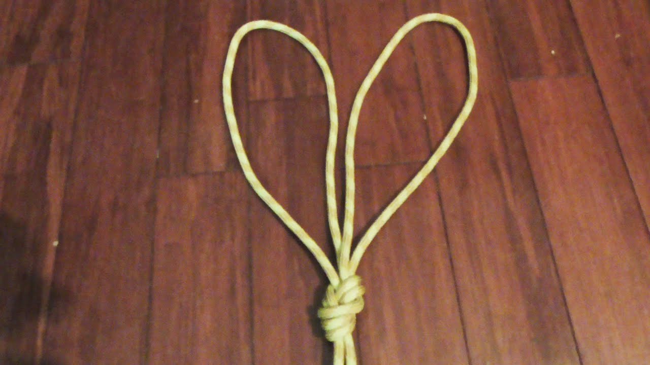 How To Tie The Double Figure 8 Loop (Bunny Ears) 