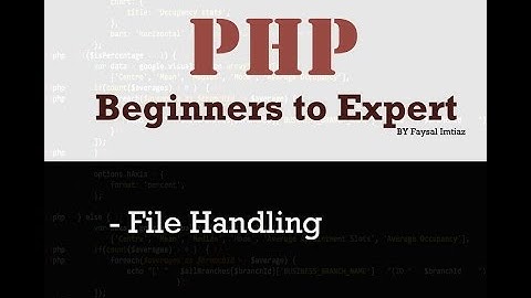 PHP File Handling with write, read and append