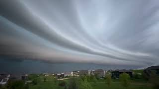 Magnificent Shelf Cloud Forms Over Omaha
