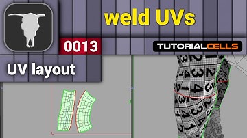 0013. weld UVs in UVlayout
