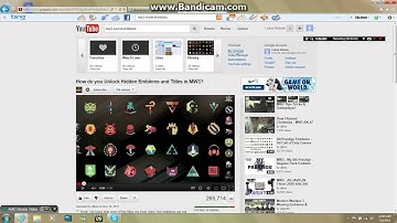mw3 How to get secret emblems.
