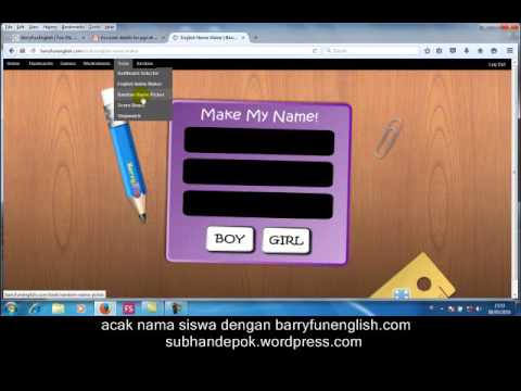 Acak Nama Siswa Youtube Acak Nama Siswa Youtube