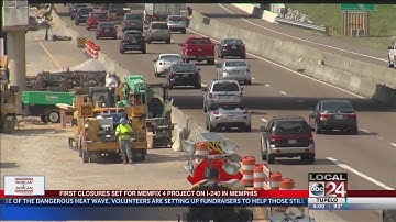 TDOT Announces First Closures For MemFix 4 Project On I-240