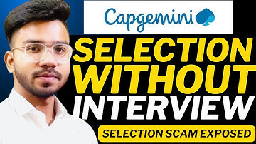 Capgemini Selection Mails Without Interviews! | SCAM EXPOSED !!