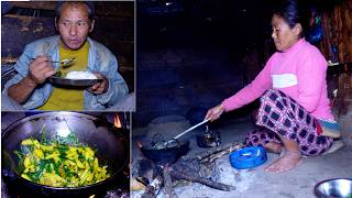 jungle man eating rice || jungle family cooking ||@junglefamilycooking