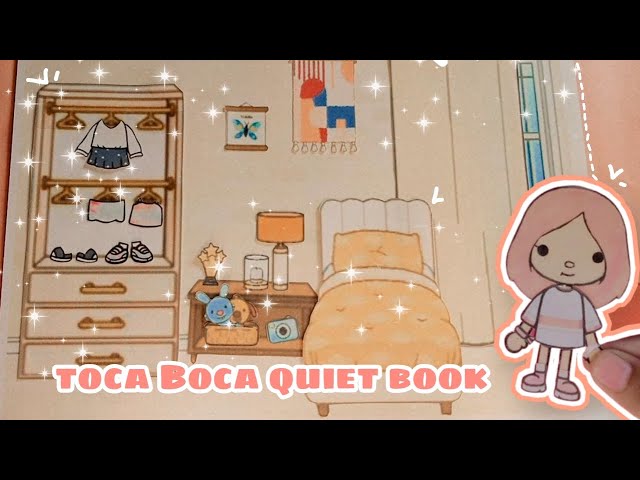 Toca Boca Snow Queen /Toca Boca Paper Doll and Clothes / Toca Boca  papercraft / quiet book pages / Printable Paper Doll