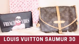 LOUIS VUITTON SAUMUR 30 / CHANTILLY / BAG REVIEW AND COMPARISON