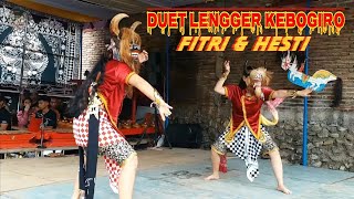 aksi lengger joget Kebogiro versi jarum jarum Fitri and Hesti | parilewang kalibawang