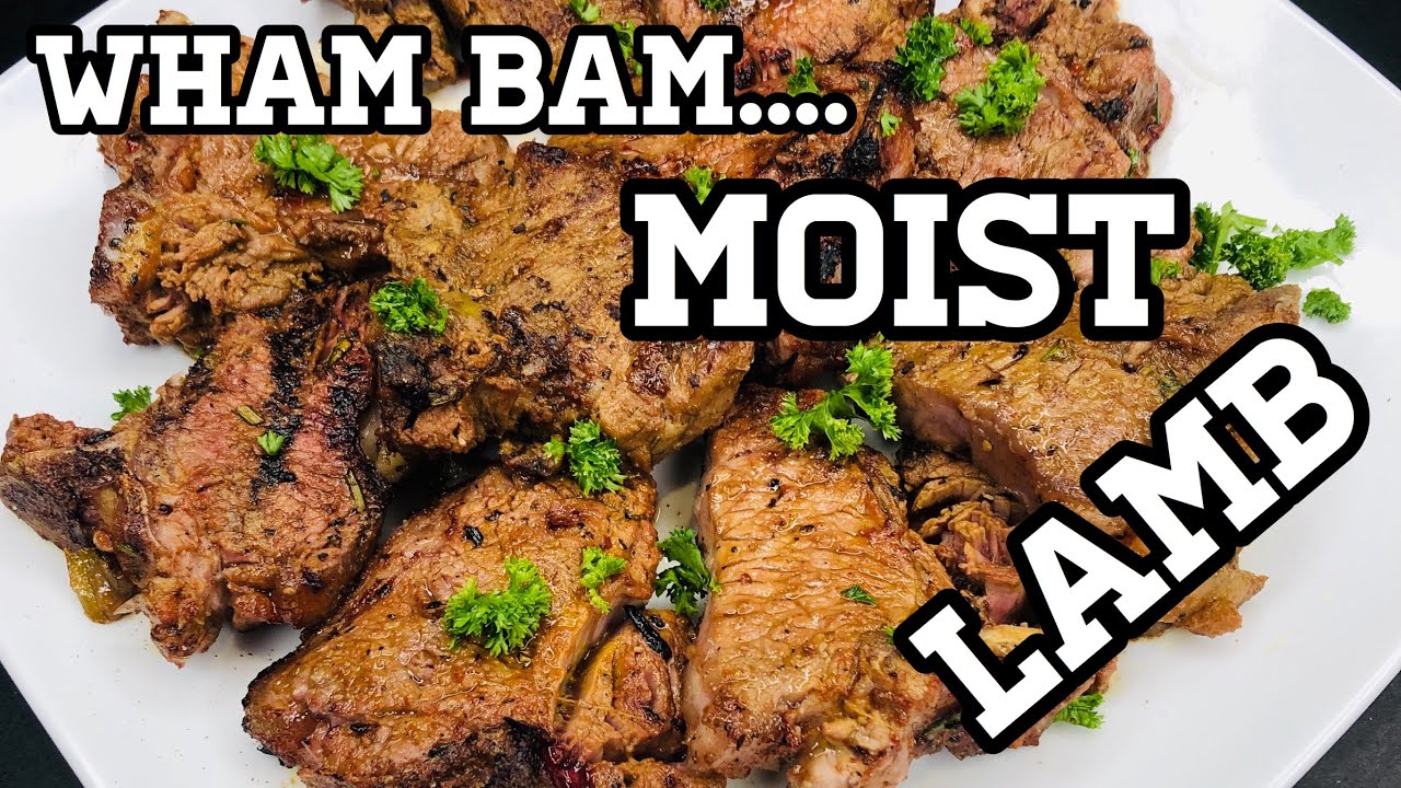 LAMB CHOPS MOIST MID LOIN.WHAM BAM THANK YOU LAMB ! YouTube