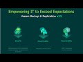 Webinaire approfondi de veeam backup and replication v11 version 11