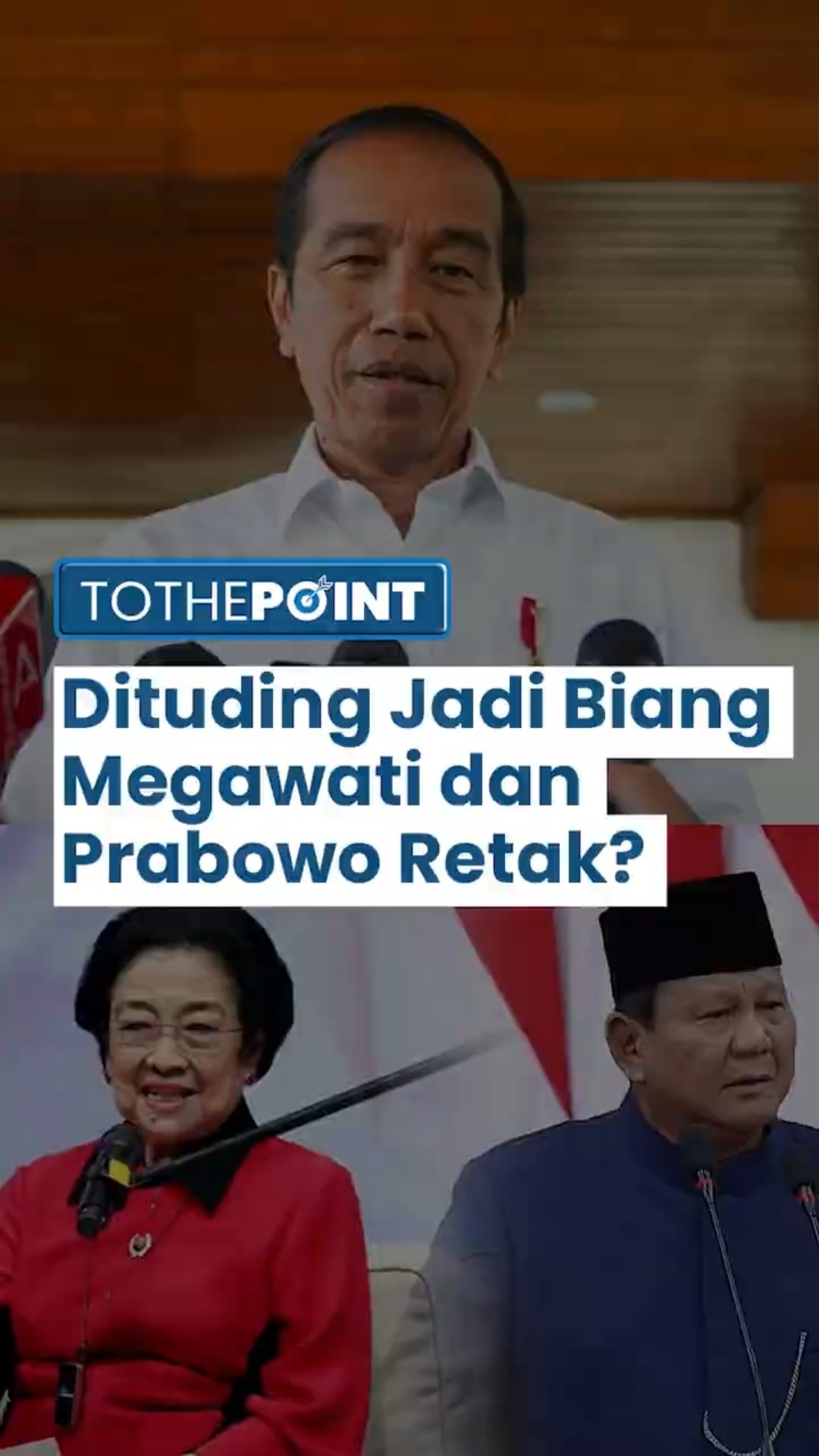 Jokowi Dituding Jadi Biang Drama Renggangnya Megawati dan Prabowo? Ini Jawaban Jokowi Saat Ditanya!