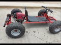 go kart 25cc made from sprayer .powerfull  4 stroke engine