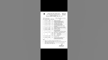 #deled #exam #2025  #deled1stsemexam #mpdeled MP d.el.ed. 1st Year Time table 2025