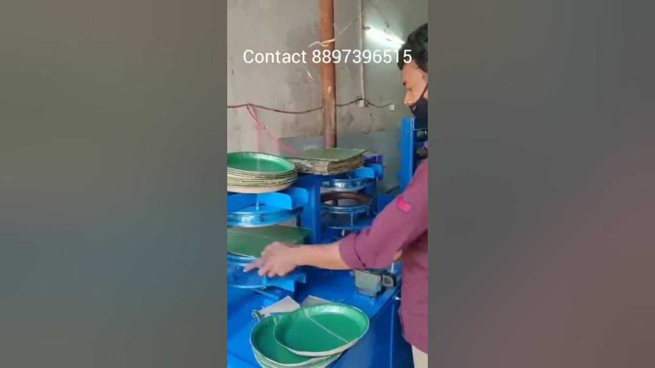 Paper Plate Banane ki Machine Factory Telangana State YouTube