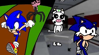 Sonic Plays Roblox Piggy - Custom Characters Showcase!