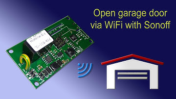 🤖 Open garage door with sonoff | Open garage door from mobile | Open garage door over wifi #Sonoff