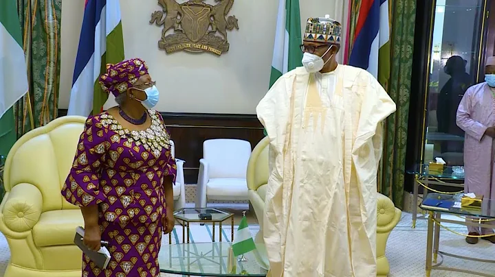 Buhari receives DG WTO, Okonjo Iweala in Aso Rock