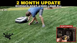 ECOVACS GOAT A3000 LiDAR Pro 2 Month Update: 2026 Robotic Lawn Mower