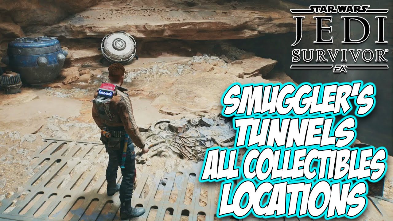 Star Wars Jedi Survivor SMUGGLER'S TUNNELS ALL Collectible Locations